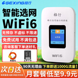 格行随身wifi6官方正品三网通用车载便携式无线网卡cpe路由器WiFi免插卡移动随身wifi非无限流量2025款 智能选网【不虚标 不限速】90天无理由 送流量