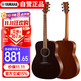 雅马哈（YAMAHA）F400SMB 原声款 云杉木初学者入门民谣圆角吉他 41英寸烟熏黑哑光