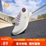 361°运动鞋女秋季网面透气户外轻便通勤软底慢跑步鞋子女681832270-5