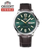 ORIENT东方双狮手表男全自动机械表夜光防水双日历男表生日礼物AA0C06