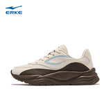 鸿星尔克女鞋休闲鞋秋季舒适板鞋软弹运动女跑步鞋软底滑板鞋情侣运动鞋子 52124302238-105（女款） 37