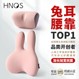 西诺思汽车腰靠头枕套装护腰托车载久坐护腰神器女司机用靠背垫顽皮粉