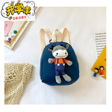 迪士尼（Disney）儿童婴幼儿园1-3岁2小书包宝宝男女孩背包迷你卡通小熊双肩包包潮 小牛蓝色