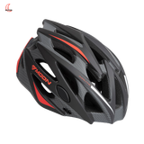 MOON骑行运动户外头盔一体成型抗冲击公路山地两用自行车头盔男盔 升级版 黑红赛车【增加防虫网】 L(58-61CM)