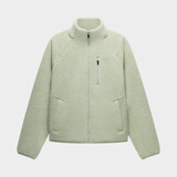 蕉内（Bananain）【刘浩存同款】热皮302++女士摇粒绒短外套秋冬保暖防风休闲内搭 海雾绿 M