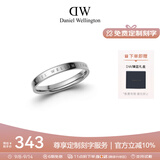 丹尼尔惠灵顿（DanielWellington）dw戒指饰品银色戒指男情侣对戒教师节礼物DW00400036