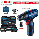 博世（BOSCH）锂电充电式电钻GSR 120-Li手电钻螺丝刀起子机电动工具 【进口单电】+创一工具箱108件套