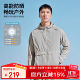 探路者（TOREAD）刘昊然同款防晒衣 春夏情侣轻薄透气UPF50+皮肤衣