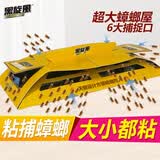黑旋风热门商品蟑螂药屋贴6片强力粘胶饵贴板小屋诱饵诱捕器去蟑螂神器