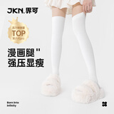 JKN压力小腿袜子女夏薄款【强压显瘦】飞机袜jk袜过膝中筒韩版长筒袜