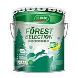 三棵树漆森选雪吻白色内墙乳胶漆家装工程用油漆涂料20KG