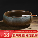 板谷山 烟灰缸创意家用办公室潮流客厅防飞灰家用酒店缸生日礼物父亲节 