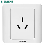 西门子（SIEMENS）开关插座面板 远景系列雅白色16A三孔插座86型墙壁插座 16A三孔
