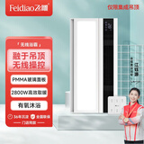 飞雕（FEIDIAO）嵌入式风暖浴霸双电机取暖机暖风机  简阳系列集成吊顶专用(O2O） 包基础安装|高配无线07W