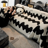 柠檬树（Lemon Tree）轻奢高级感沙发盖布巾全包 沙发垫套罩四季通用2025新款防猫抓罩 曼奢-海浪 180cm*260cm