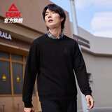 匹克运动卫衣加绒保暖运动上衣宽松冬季男女同款套头衫DF654020