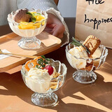 惠寻玻璃杯方形玻璃杯水杯创意情侣咖啡杯马克杯办公室水杯威士忌酒杯 冰淇淋杯