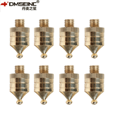 丹麦之笙丹麦之笙（DMSEINC）【单拍不发】高品质纯铜镀金/镀铑 音箱避震脚钉 音响脚架机架脚垫底片垫片 大号纯铜脚钉（8个）