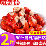 弹指鲜生麻辣小龙虾尾 熟冻大号虾球固形物含量≥53%冷冻虾尾夜宵烧烤食材 【送麻辣料包】特大号特级2斤