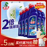水卫士强效洁厕灵除垢马桶清洁剂除异味除菌洁厕剂洁厕液500g*6瓶