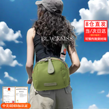 BLACKKISS女包帆布2025新款贝壳包单肩包斜挎包包休闲运动旅行徒步挎包布包 绿色款二休闲运动旅游可胸包腰包（优质版本）