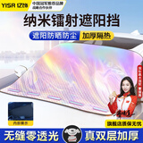 亿饰汽车遮阳前挡外罩帘防光晒隔热镭射挡风玻璃车衣车罩轿车suv通用 SUV镭射罩丨隔热加厚丨防盗设计