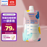 新安怡（AVENT）飞利浦新安怡 储奶袋冷藏保鲜母乳存奶袋便携装存储袋吸嘴款30片