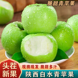 桃西村陕西脆甜青苹果【顺丰到家】青脆青怡小苹果青富士榨汁新鲜水果 9斤 精选中果【18-24个】普快