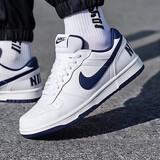 耐克（NIKE）男鞋板鞋 2025新款秋季时尚运动鞋舒适耐磨低帮运动休闲鞋滑板鞋 NIKE BIG/藏青白 【新款主推】 40