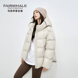 马克华菲泡芙羽绒服女冬短款2025新款防风抗寒蓄热保暖面包服外套