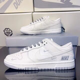 ANTCITY 202026新款百搭潮鞋白黑三钩休闲百搭男女运动校园板鞋 米白灰勾 41