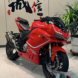 李坤二手国四电喷春风250SR宝马V6R3400cc跑车赛道版摩托车过户可上牌 红色杜卡迪蛟龙400排量倒置减震 牌证齐全可上牌(运费自理)