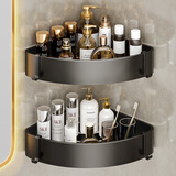 百字浴室置物架卫生间免打孔洗漱收纳架洗手间厕所壁挂墙角架子