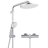 高仪（GROHE）智能花洒套装 恒温带下出水 200MM顶喷 空气注入手持套装恒温龙头