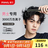 雷瓦（RIWA）男士直板夹卷发棒 锡纸烫负离子蓬松夹板13MM超窄男生专用短发夹板RB-8250
