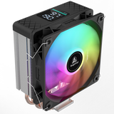 鑫谷（segotep）风智6数显带屏风冷CPU散热器（ARGB主板同步灯效/支持AM4AMD5Intel1851平台/6铜管/温控静音风扇）