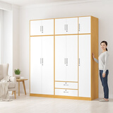 金经金属钢制衣柜主卧室家用出租房铁艺落地柜环保铁皮儿童衣橱长2.1米