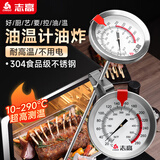 志高（CHIGO）厨房食品油炸温度计烘焙水温计测食物奶温加长款 ZG-8017（白色）
