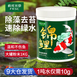 疯狂水草（FKSC）锦鲤鱼池除藻粉1KG 鱼池除藻去苔剂青苔净清除剂水立清剂鱼塘用