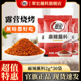 翠宏香辣碟蘸料辣椒面2g小包装外卖四川红油火锅串串烧烤干碟 【露营烧烤】麻辣蘸料2g*30袋