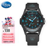 迪士尼（Disney）米奇联名腕表初高中学生儿童考试手表夜光防水石英表生日礼物