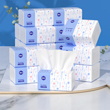 漫花原木家用抽纸整箱批纸巾400张5层加厚实惠装大包餐巾面巾纸 5层 400张*10包