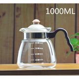 金美莱直火壶大容量耐高温玻璃茶壶凉水壶烧水壶煤气炉可烧 1000ML(明火直烧)153