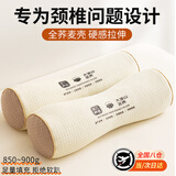 南极人（Nanjiren）夏季荞麦枕头荞麦枕颈椎枕头护颈枕睡眠颈椎病深度睡觉专用枕芯 白色 单只 【荞麦填充】软硬适中 13cm*45cm