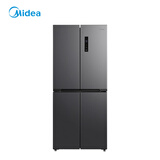 美的（Midea）61厘米薄407升十字对开四开门一级双变频风冷无霜大容量国家补贴家用电冰箱BCD-407WSPZM(E)