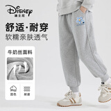 迪士尼童装儿童休闲卫裤2025春秋款卡通可爱女童运动裤开学百搭男童裤子