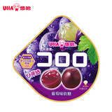 悠哈 酷露露果汁软糖 52g 葡萄味 休闲零食糖果 网红零食 爆浆软糖