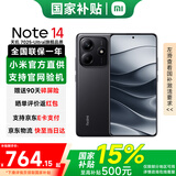 小米（MI）Redmi 红米Note14  新品5G手机 小米红米手机 国家补贴 子夜黑 6GB+128GB 【官方标配】