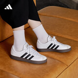 adidas「T头鞋」VL COURT复古休闲板鞋德训鞋男女阿迪达斯轻运动   白色/黑色/灰色(推荐女生选小半码)   38
