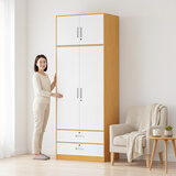 金经金属钢制衣柜主卧室家用出租房铁艺落地柜环保铁皮儿童衣橱长0.9米